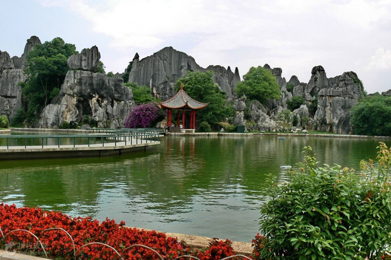 Moon Lake in Stone Forest, Kunming