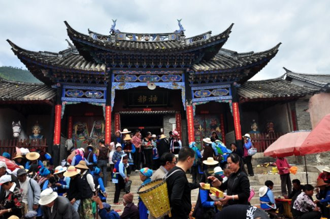 Shengyuan Temple in Xizhou Town, Dali