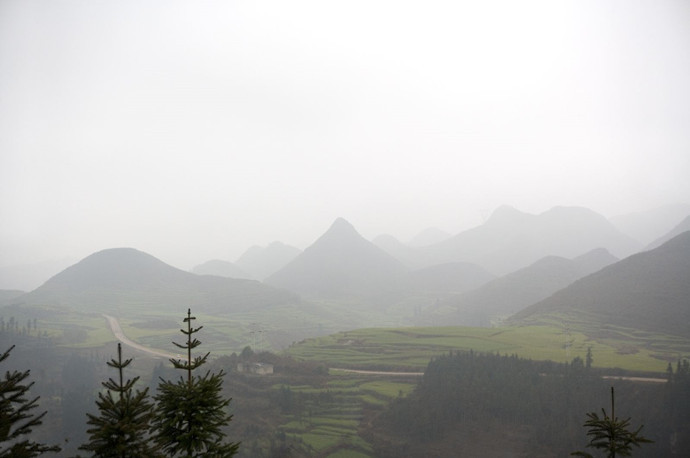 Shiwan Dashan Mountain Peaks in Luoping County, Qujing