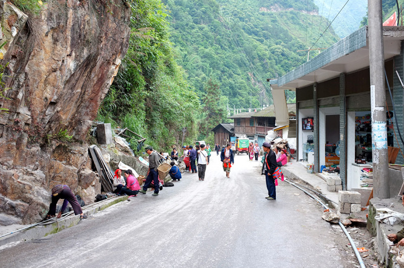Shiyueliang Town of Fugong County, Nujiang