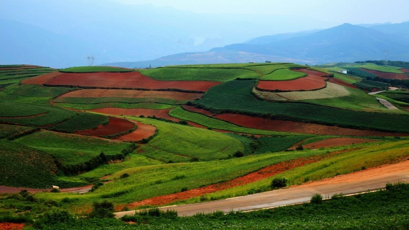 Shuipingzi Terraced Fields of Dongchuan Red Land, Kunming-01