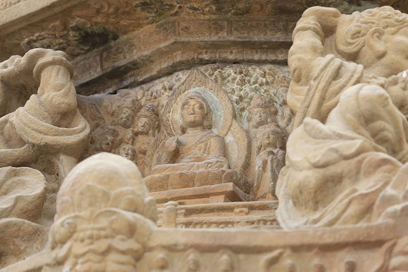Stone Sutra Pillar of Ksitigarbha Temple (Dizangsi) in Kunming-06