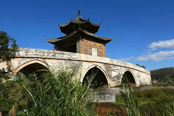 Tainyuan Bridge in Jianshui County, Honghe