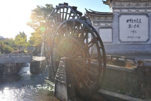 The Giant Water Wheels in Lijiang Old Town
