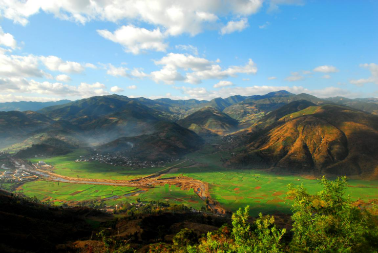 The Source of Honghe (Red) River in Weishan County, Dali