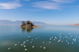Xiao (Little) Putuo Island of Erhai Lake in Dali
