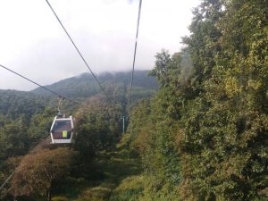 Ximatan Cableway (Dasuodao) of Cangshan Mountain in Dali City