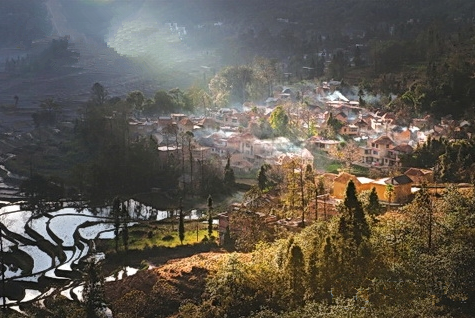 Yakou Village in Yuanyang County, Honghe