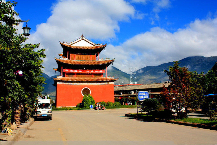 Yunhe Tower in Heqing County, Dali