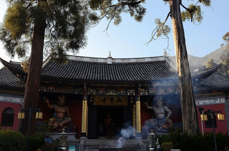 Zhusheng Temple of Jizu Mountain in Binchuan County, Dali