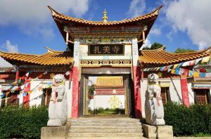 Zhamei Monastery in Ninglang County, Lijiang