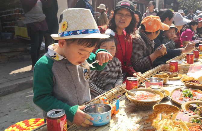 9th Weishan snack festival in Weishan County of Dali