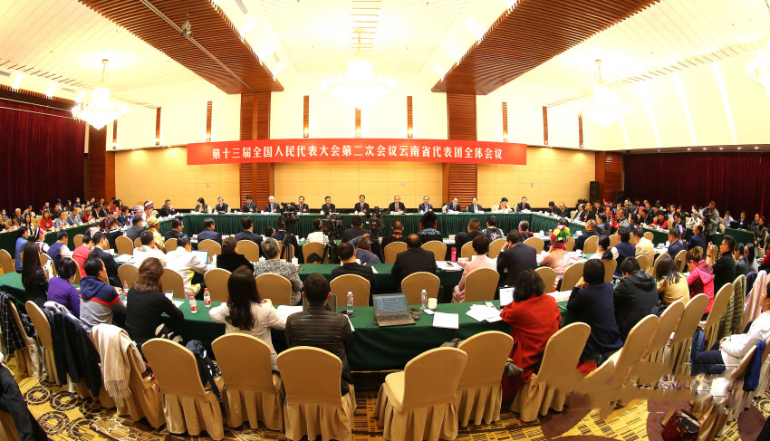 Plenary session of the yunnan delegation to the National People's Congress