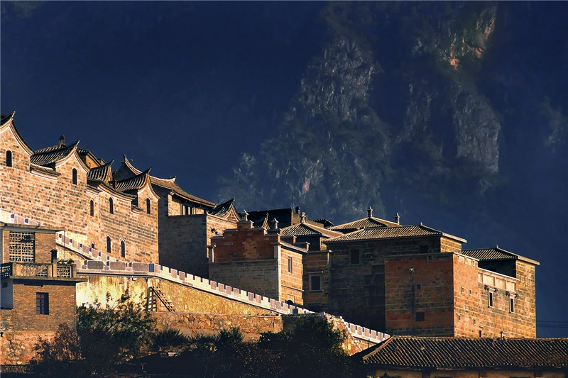 Yisa Old Town in Honghe County of Honghe, Yunnan