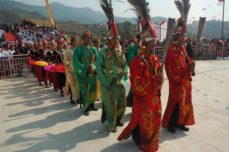Munaozongge Festival of Jingpo Ethnic Minority in Longchuan County, Dehong