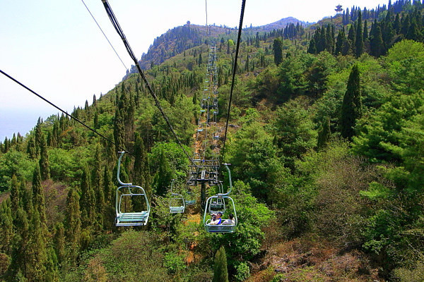 Dragon Gate Cableway of Western Hills in Kunming